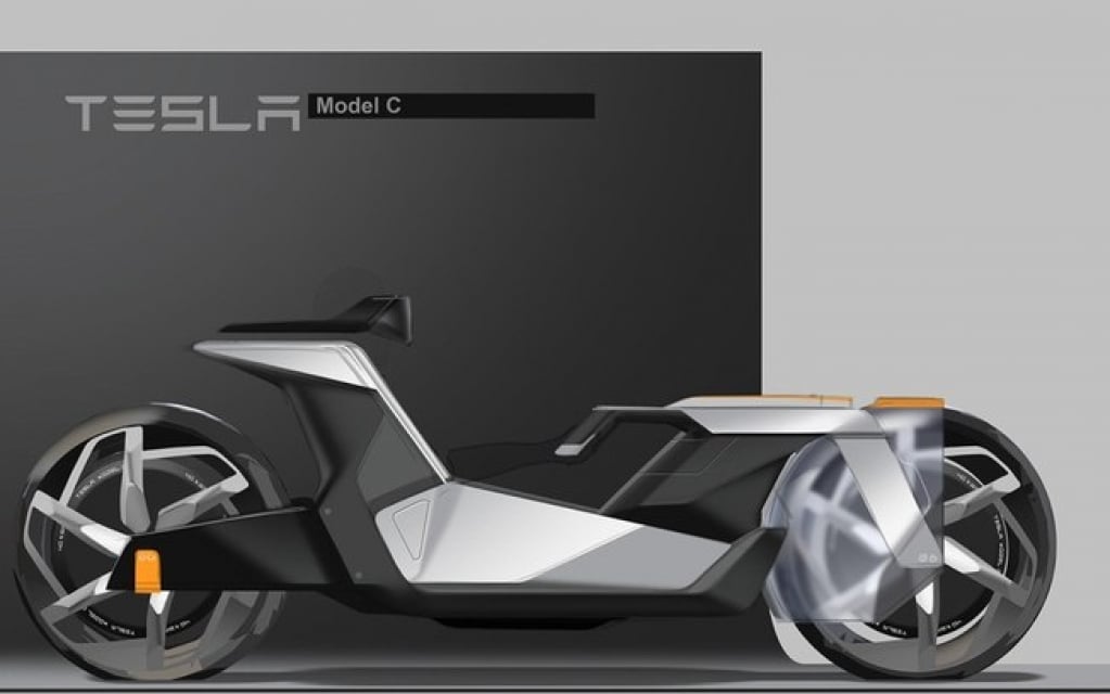 Designers propõem moto da Tesla com conforto de carro