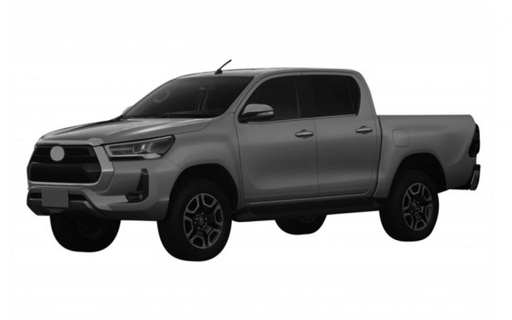 Com visual renovado, Toyota Hilux 2021 é registrada no Brasil