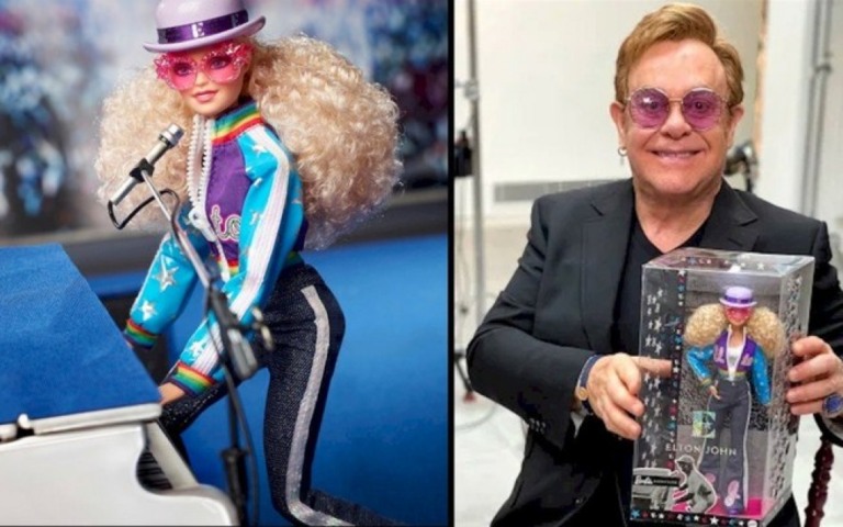 Elton John anuncia Barbie com visual inspirado em sua carreira