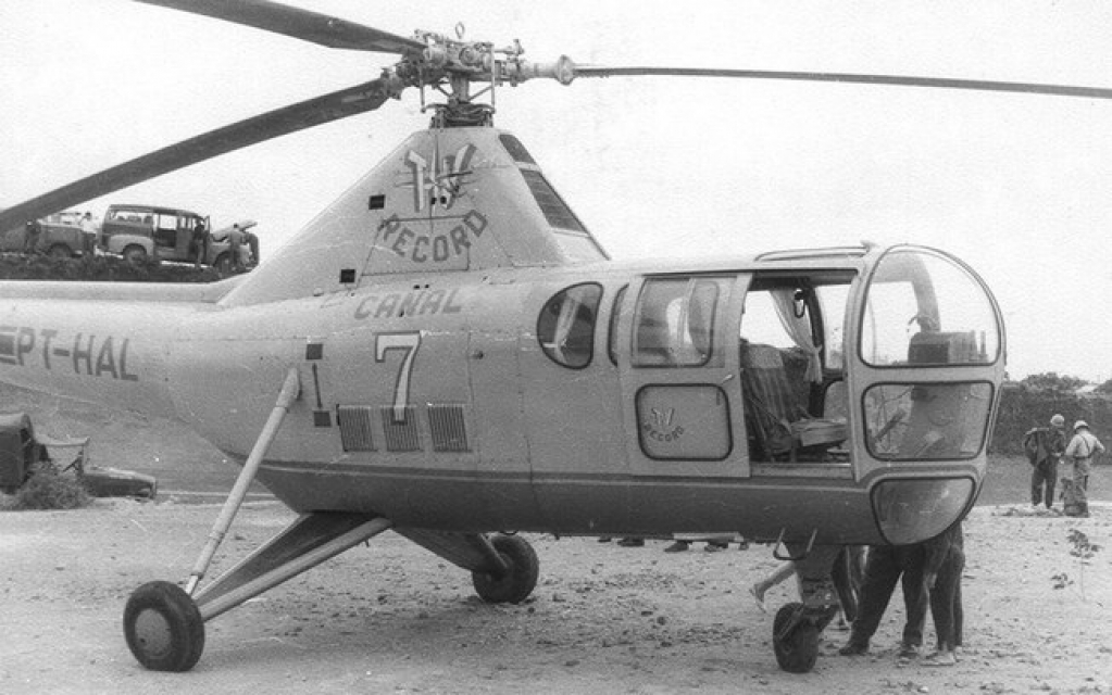 Conheça, qual foi o primeiro helicóptero utilizado para reportagens no Brasil Conheça, qual foi o primeiro helicóptero utilizado para reportagens no Brasil
