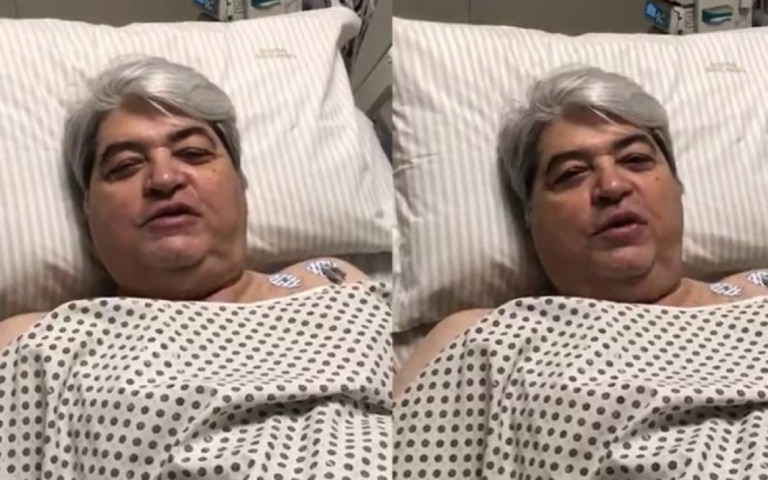 Datena passa por cirurgia após sentir dores no peito: "Estou em recuperação"