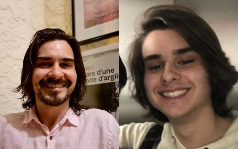Semelhança entre o ator André Gonçalves e o filho impressiona
