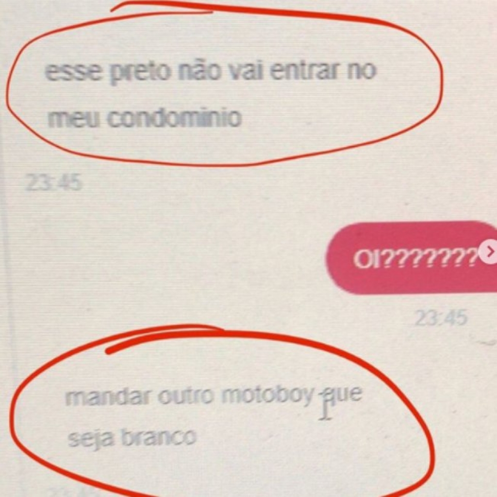 Cliente proíbe entrega do iFood por racismo: "Não vou permitir esse macaco"