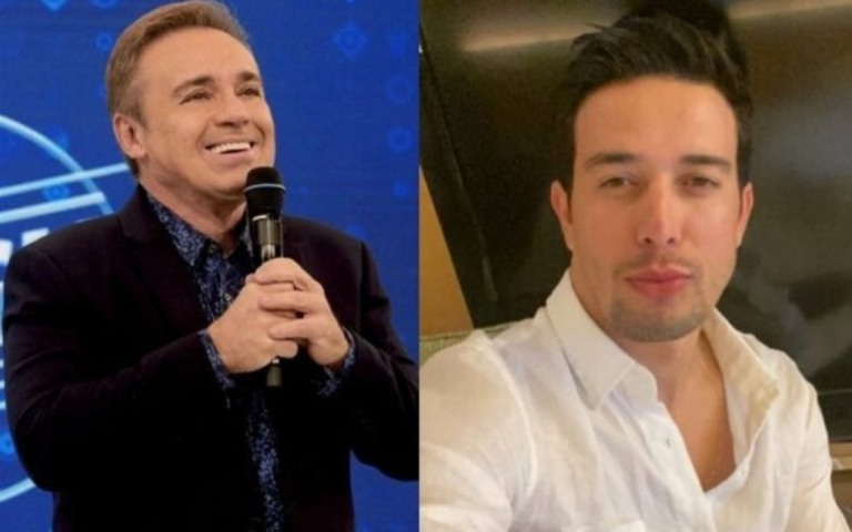 Foto de lápide de Gugu Liberato faz Thiago Salvático chorar