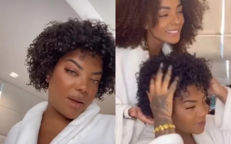 Ludmilla fala sobre transição capilar: "Foi bem desafiador"