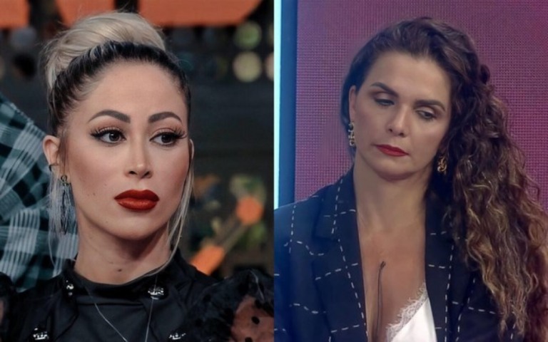 Narizinho e Luiza Ambiel se reencontram fora de "A Fazenda 12" e rola climão