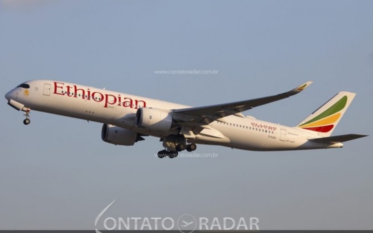 Dois A350 são recebidos pela Ethiopian em um dia