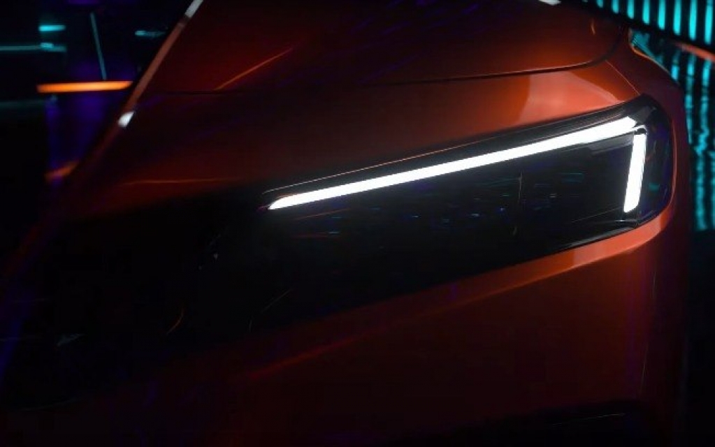 Honda mostra vídeo teaser do novo Civic da linha 2022