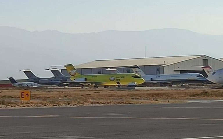 Companhia mexicana pinta aeronave nas cores do Mercado Livre
