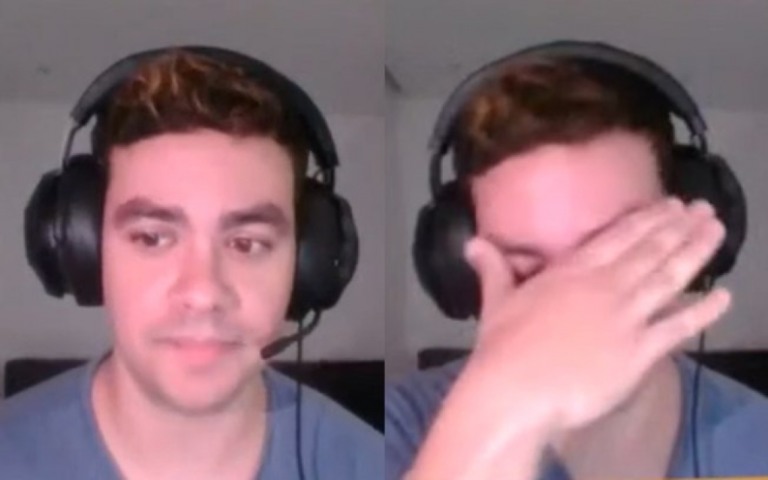Com Covid, Luccas Neto chora no "Encontro" ao falar sobre o filho recém-nascido
