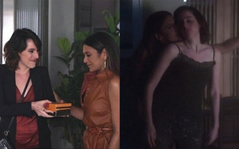 Dira Paes vive cenas quentes com atriz mais nova em "As Five" e web comemora