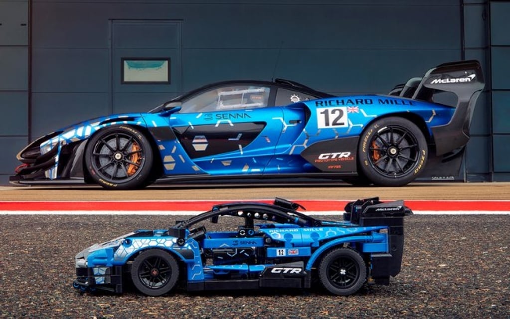 McLaren Senna GTR vira kit Lego Technic com 830 peças