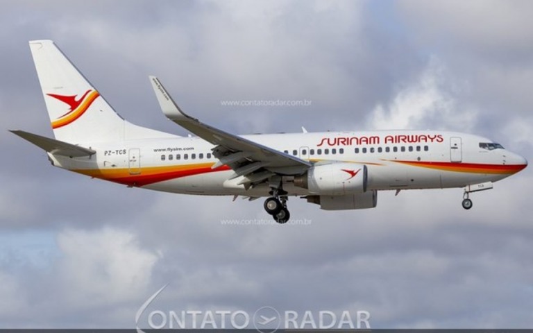 Surinam Airways programa retorno ao Brasil