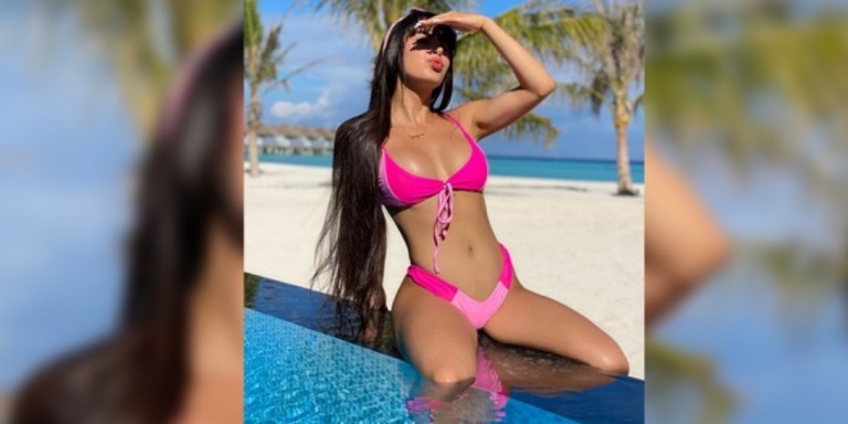Juliana Caetano compartilha clique na piscina e deixa seguidores “babando”
