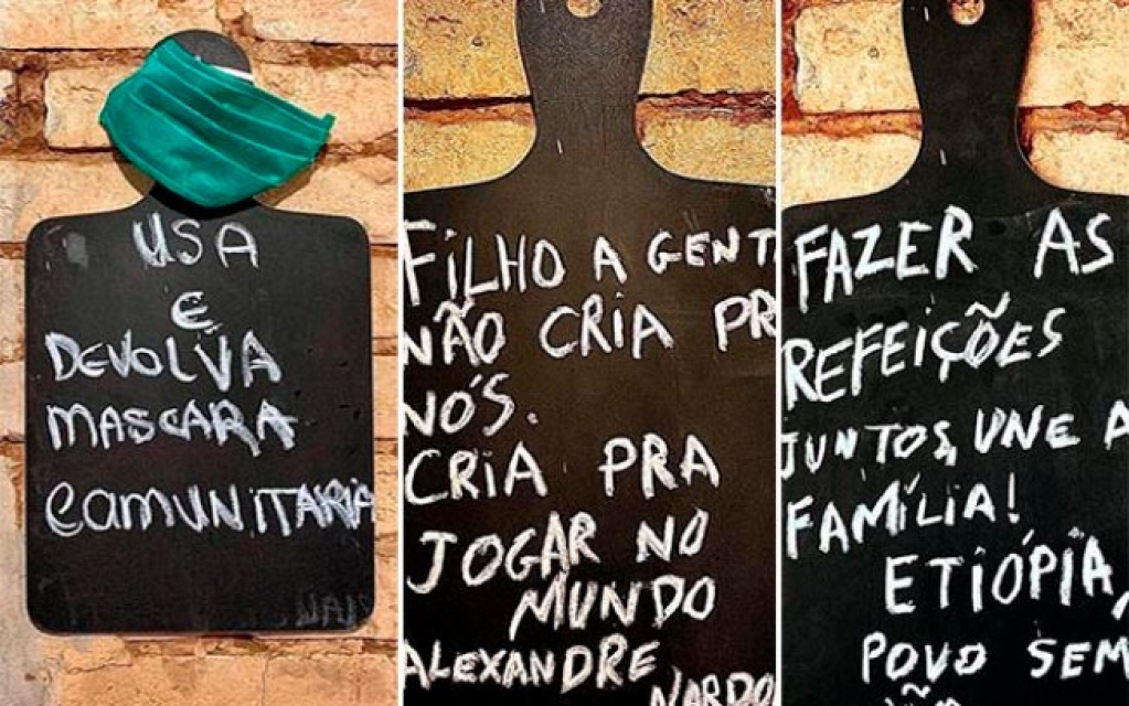 Piadas com feminicídio e fome na Etiópia: bar é multado por apologia em placas