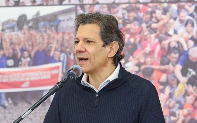 "É prematuro", diz Haddad sobre risco de Bolsonaro não ser reeleito em 2022
