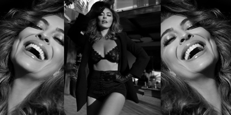 Juliana Paes surge de lingerie e web vai à loucura