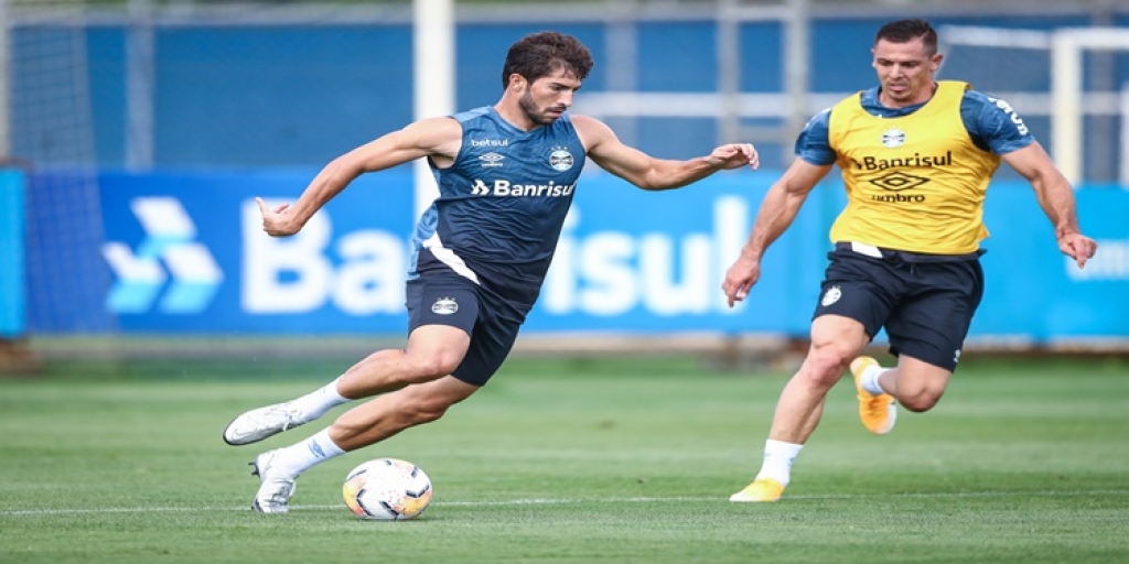 Grêmio com foco total nos treinos para duelo com Santos pela Libertadores