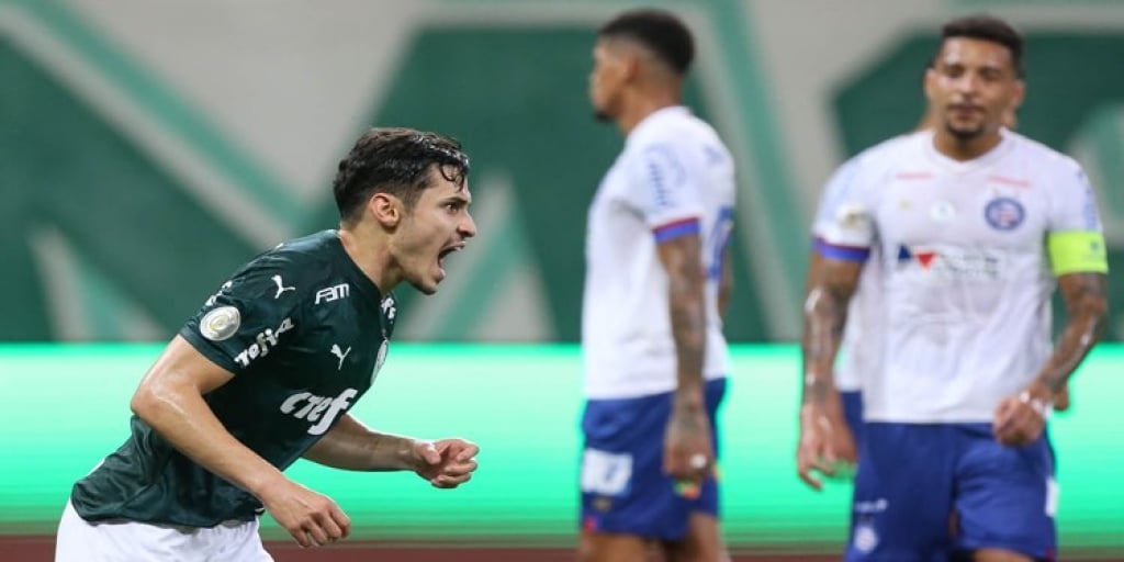 Palmeiras derrota o Bahia de 3 a 0  e  sobe na tabela