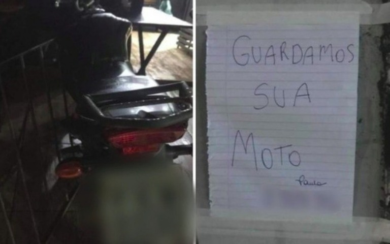 Homem faz post para achar dono de moto "abandonada" e viraliza na web