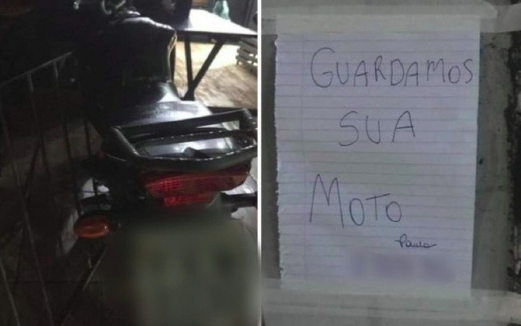 Homem faz post para achar dono de moto "abandonada" e viraliza na web Homem faz post para achar dono de moto "abandonada" e viraliza na web