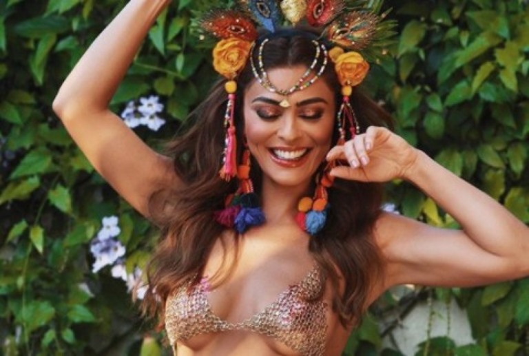 Juliana Paes bomba na internet ao surgir com vestidinho “colado ao corpo”