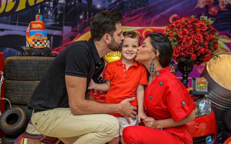 Após polêmica de traição, Ivy Moraes comemora aniversário do filho ao lado do ex