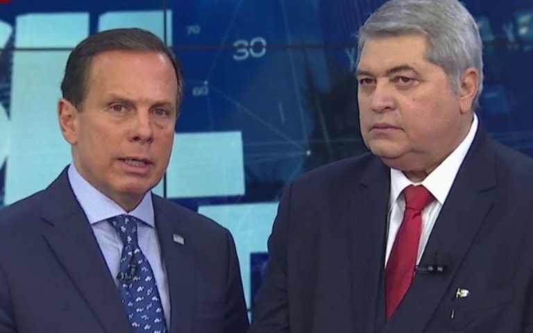 Datena ironiza medidas de Doria em São Paulo: 'Eu avisei vocês'
