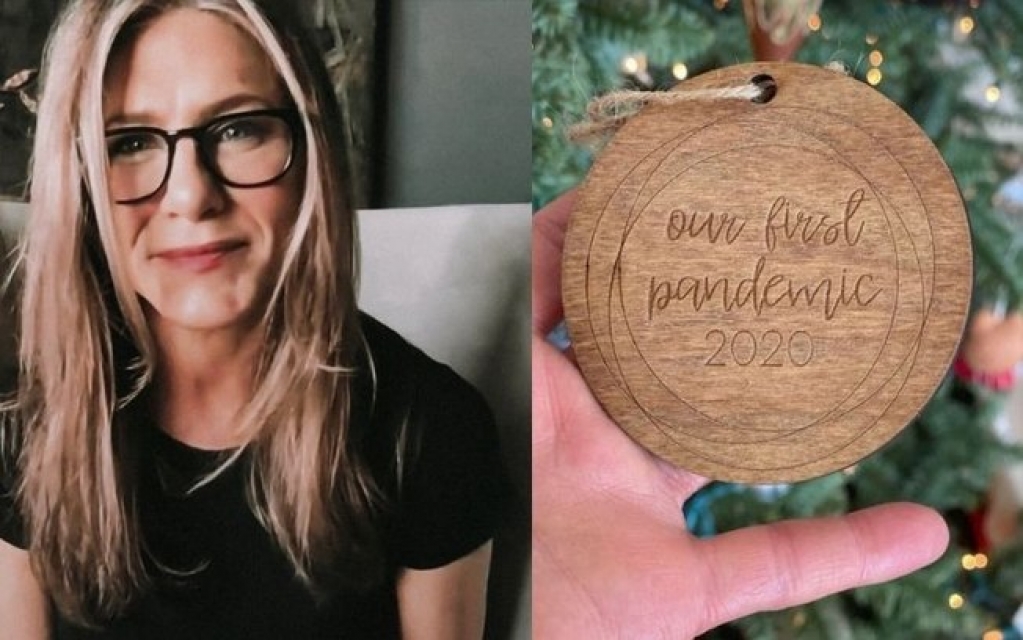 Enfeite natalino de Jennifer Aniston sobre pandemia divide opiniões Enfeite natalino de Jennifer Aniston sobre pandemia divide opiniões