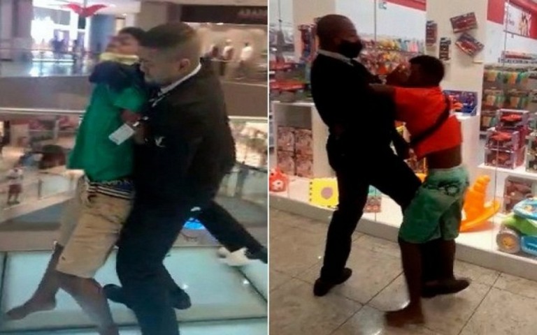 Jovens negros são arrastados de shopping em Salvador por seguranças; assista