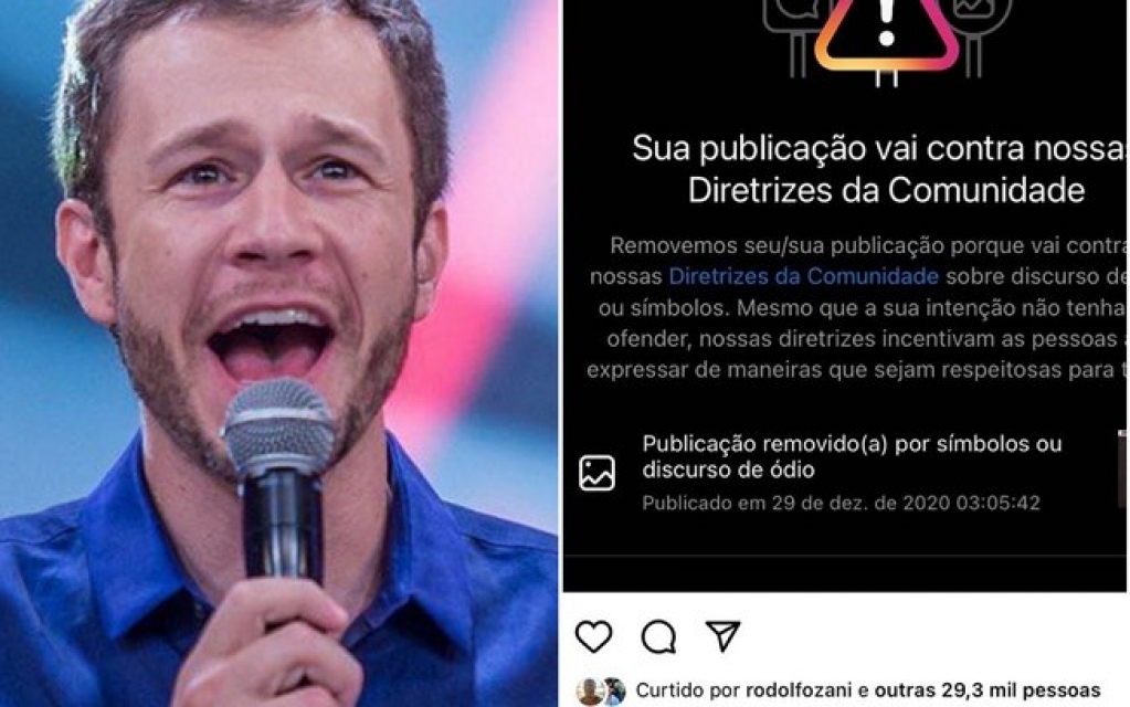 Instagram deleta vídeo de Felipe Neto e Tiago Leifert cobra uma explicação