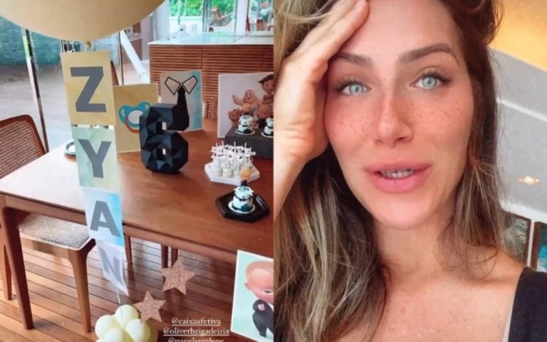 Giovanna Ewbank faz festa para os 6 meses do caçula, Zyan