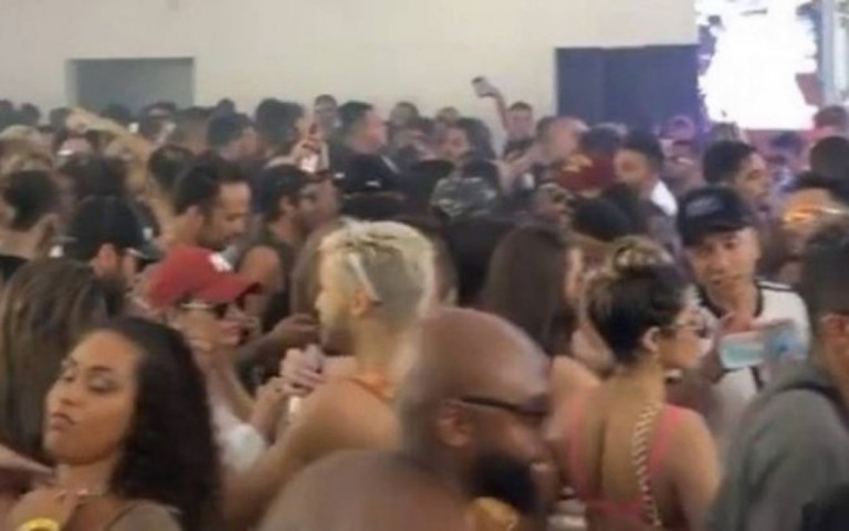Festa em Campo Grande desrespeita protocolos básicos de segurança
