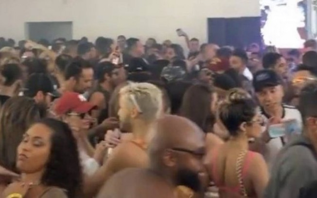 Festa em Campo Grande desrespeita protocolos básicos de segurança