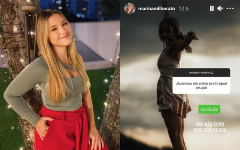 Filha de Gugu Liberato revela vontade de entrar para a televisão