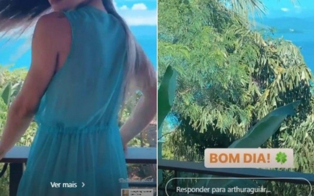 Mayra Cardi e Arthur Aguiar postam foto no mesmo local após acordarem Mayra Cardi e Arthur Aguiar postam foto no mesmo local após acordarem