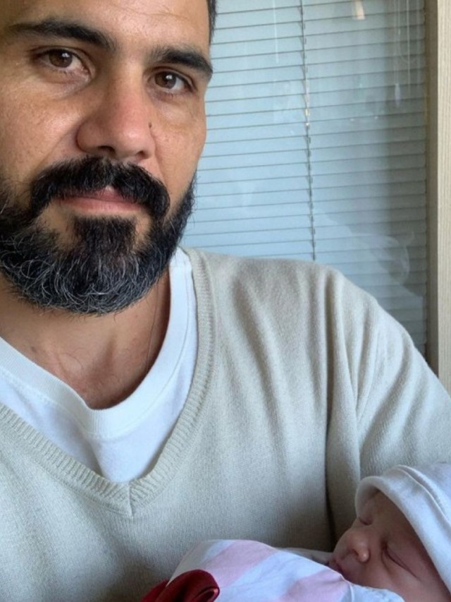 Nasce primeira filha de Juliano Cazarré: "protagonista da minha vida"
