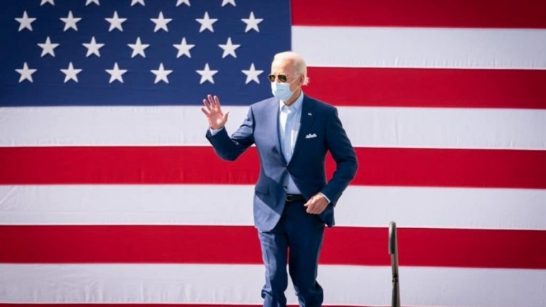 Maia e Alcolumbre cumprimentam Joe Biden, novo presidente dos EUA
