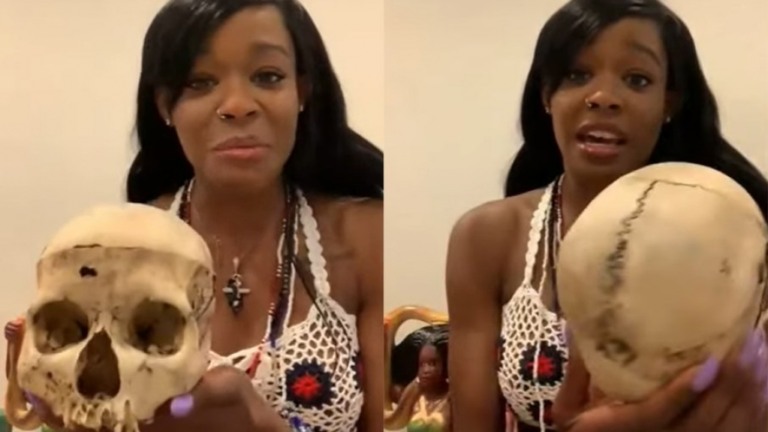 Cantora Azealia Banks compra caveira de menina de 6 anos: "Eu amo ossos"