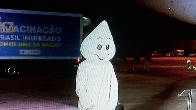 Web se preocupa com Zé Gotinha cabisbaixo em matéria da GloboNews