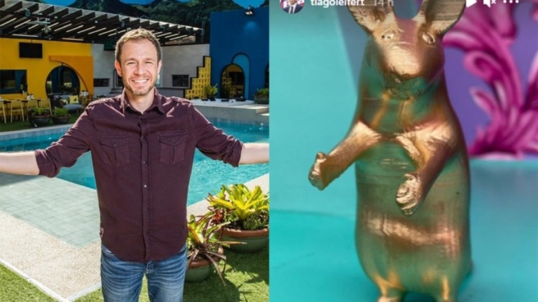 'BBB 21': Tiago Leifert mostra homenagem ao rato do "BBB" na decoração da casa