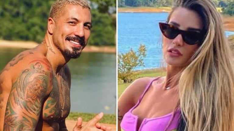 Fê Medeiros e Aline Gotschalg seguem rotina fitness mesmo durante viagem