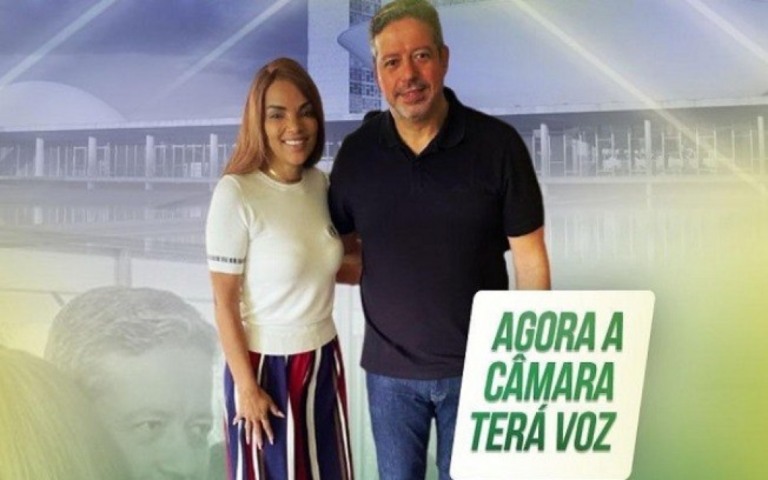 Em postagem, Flordelis celebra vitória de Arthur Lira: "agora Câmara terá voz"