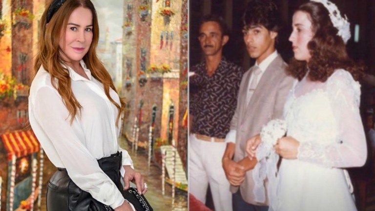 Zilu Godói mostra foto do casamento com Zezé e diz não receber mais pensão