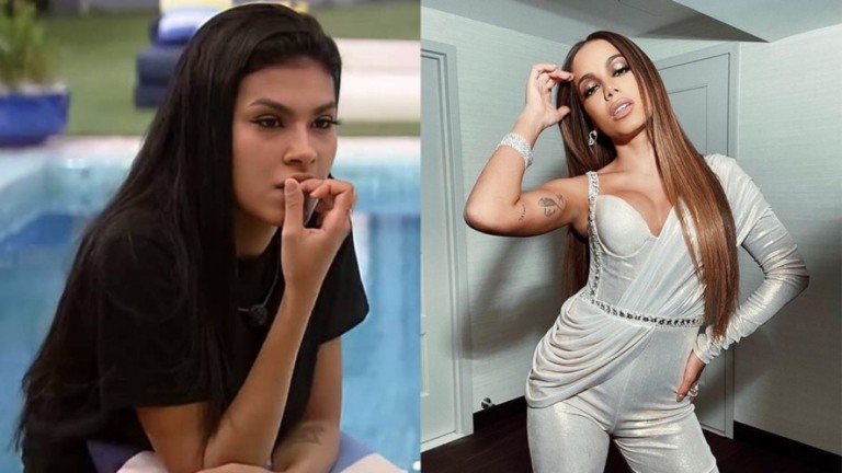 'BBB 21': "Volta a dormir", diz Anitta preocupada com Pocah no reality