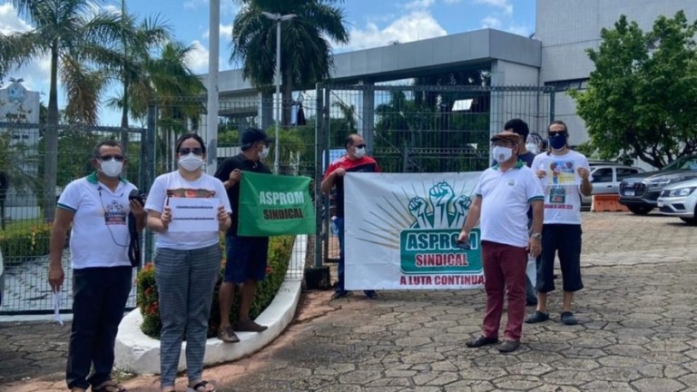 Professores reivindicam por materiais e condições para aulas remotas no Amazonas