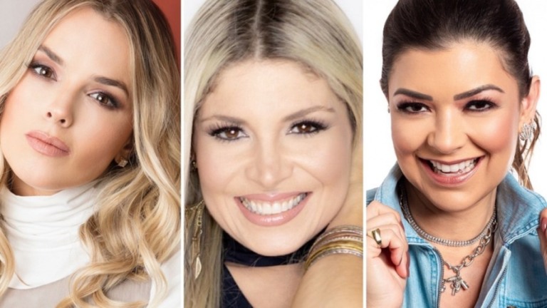 Thaeme e Adryana Ribeiro serão juradas de reality show da TV Aparecida