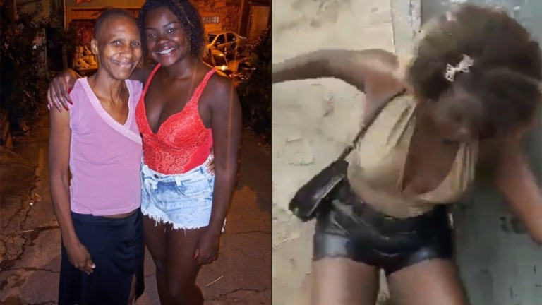 Após vaquinha, "Deise do tombo" mostra casa comprada para a vizinha