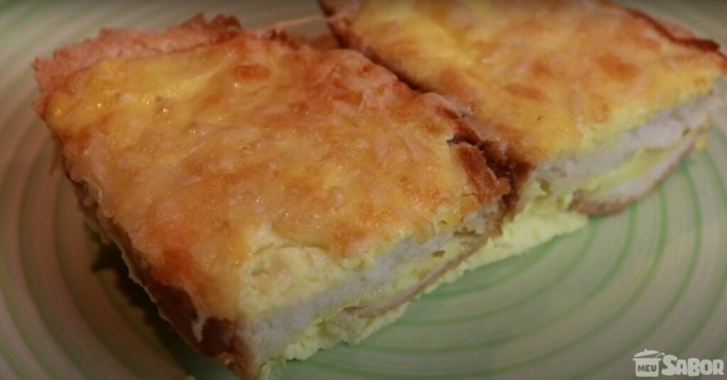 Lanche básico e gostoso feito com pães e ovos! Uma delícia!