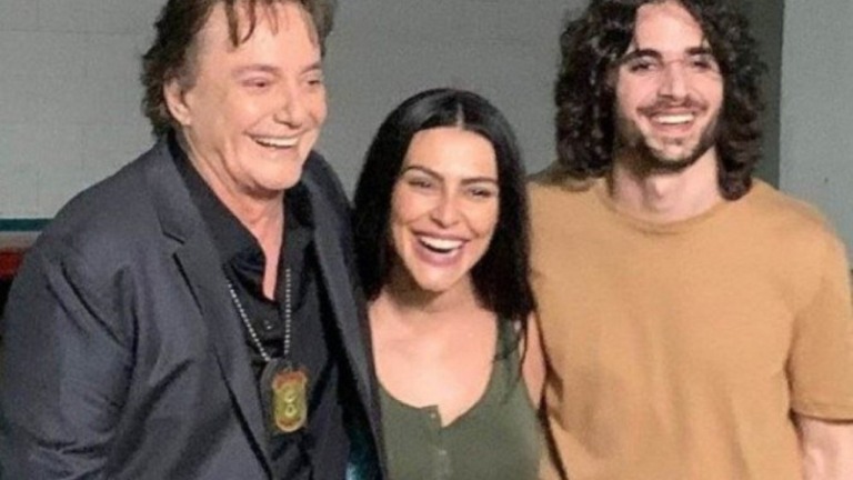 Com Fiuk confinado no 'BBB 21', Fábio Jr. e Cleo lançam música do brother